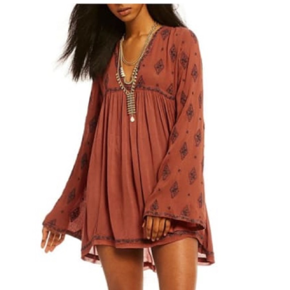 Free People Embroidered Dress/Top